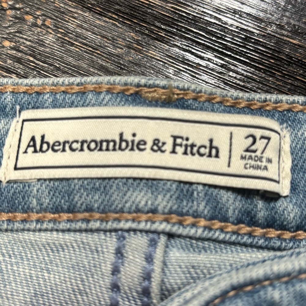 Abercrombie & Fitch Denim Mini Skirt – Size 27 - Picture 3 of 4